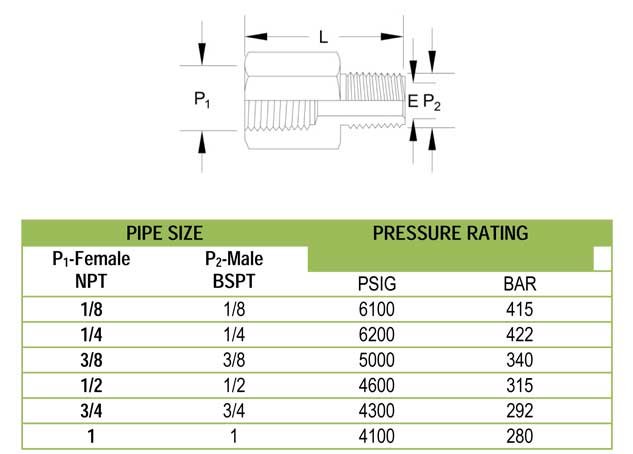 Pipe Fittings Adapter NPT Supplier